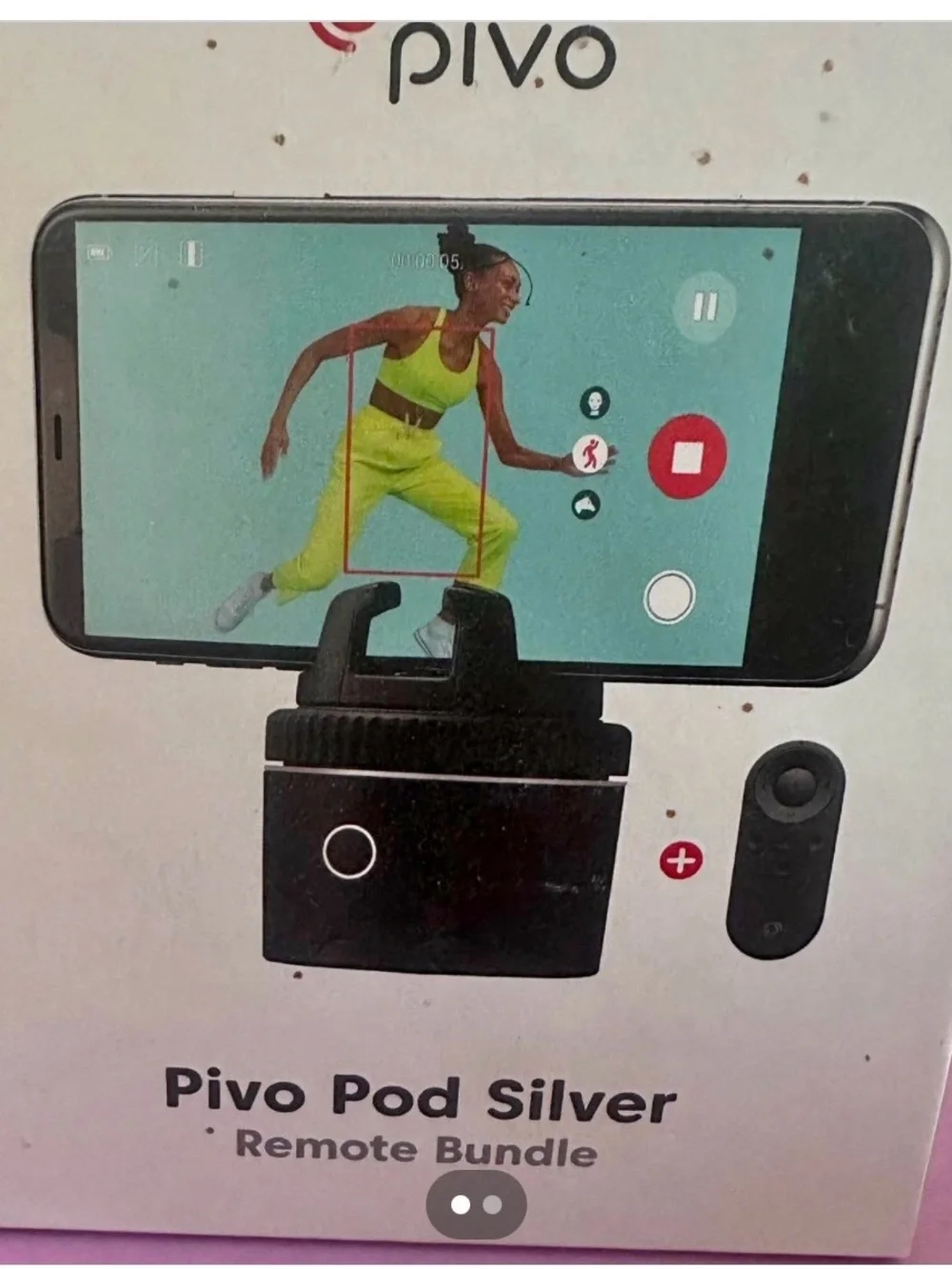 Black Smartphone Auto-Tracking Mount for Smooth Video